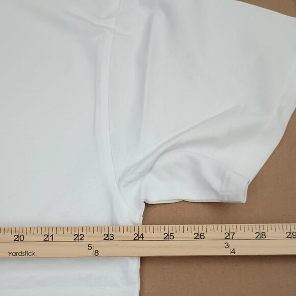 Converse Loose Fit Tee Short Sleeve Crew Neck White Size Medium 100% Cotton NWT - Picture 8 of 10